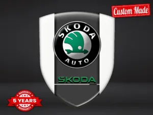 Skoda Autocollants Vitre Véhicule Édition Stylé Personnalisé